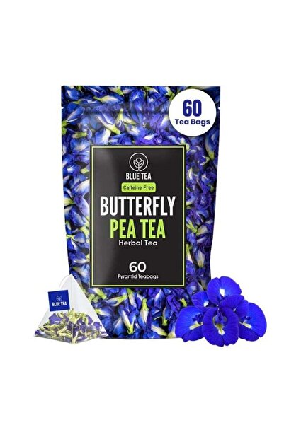 Generic BLUE TEA - Butterfly Pea Flower Tea - 60 Tea Bags - Plant Based | ANT...