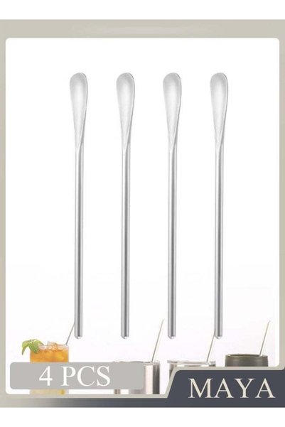 Generic 4 PCS Coffee Spoons Long Handle Coffee Stirrers Small Tea Spoons Mini...
