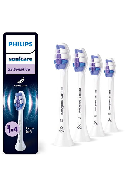 Philips Ευαίσθητες κεφαλές βούρτσας HX6054/87, συσκευασία 4 τεμαχίων