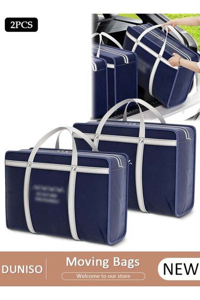 Generic 2-Piece Foldable Moving Storage Bags, Multi-Purpose Clothes Organizer...