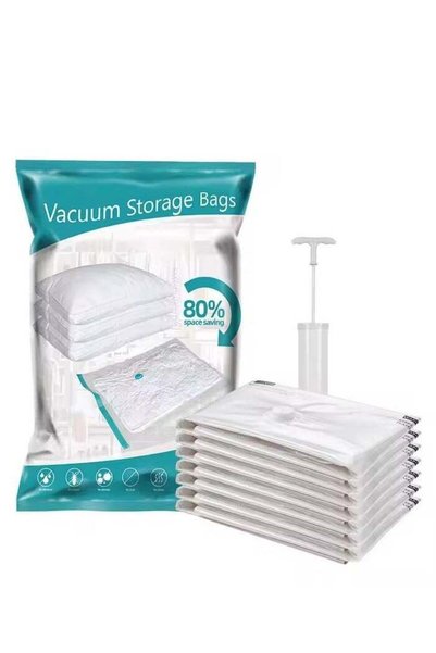 Generic 10 Pack Reusable High-Quality Vacuum Storage Bags for Clothes – 10-Pa...
