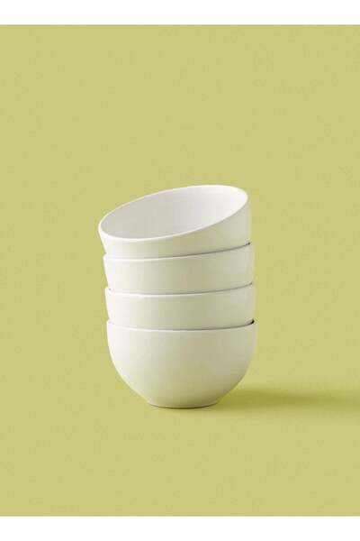 Generic 4-Piece Stoneware Bowls Set - White 5.5inch