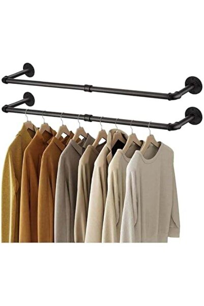 Generic Clothes Rack, 36.4 Inch Industrial Pipe Wall Mounted Garment Rack, Sp...