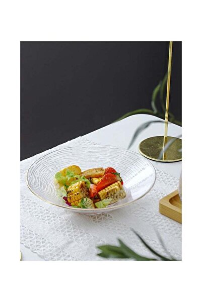 Generic Phnom Penh Fruit Glass Bowl Clear 20.5x5.5cm
