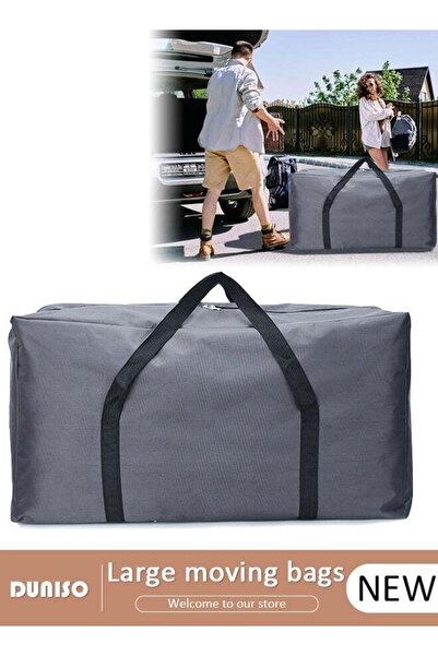 Generic Large Moving Bags, Foldable Storage Tote with Double Zippers, Storage...