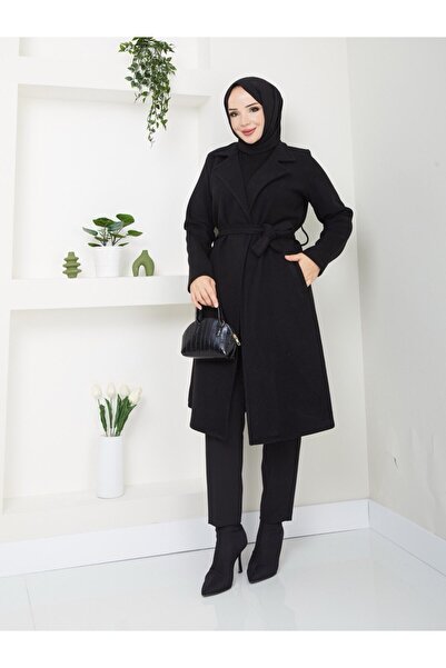 Rema Standard Sleeve with Pocket Detail Without Lining, 110 cm Length, Cashme...