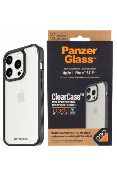 CARE by PanzerGlass® Husă antibacteriană PanzerGlass ClearCase pentru iPhone ...