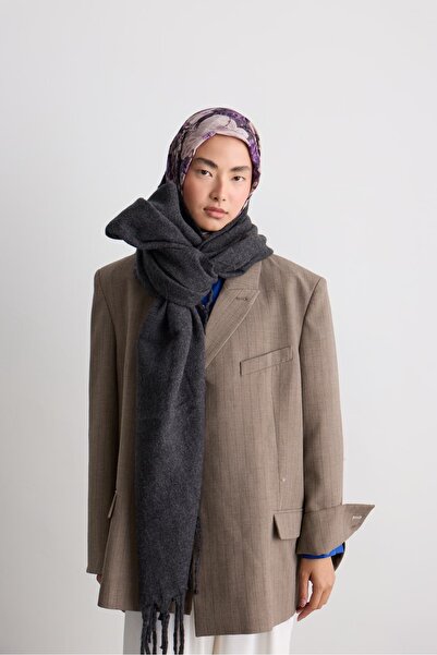 Modakaşmir Puf Twisted Scarf