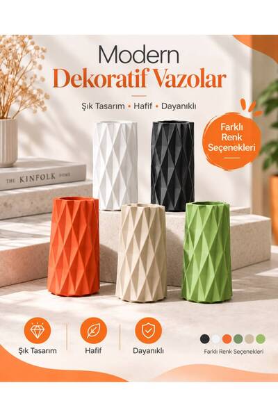 Genel Markalar Dekorasyon Vazo - 10'lu Set