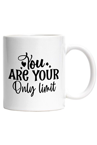 INOVATIX Personalized white mug, You are your only limit, ambition, will, INO...