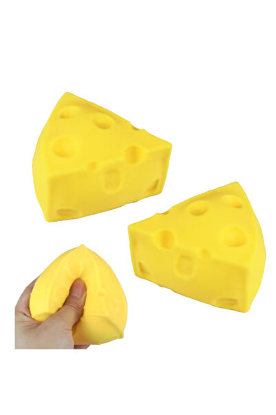 Generic Brand Cheese Squishy Stress Ball – Soft Squeeze Stress Relief Fidget ...