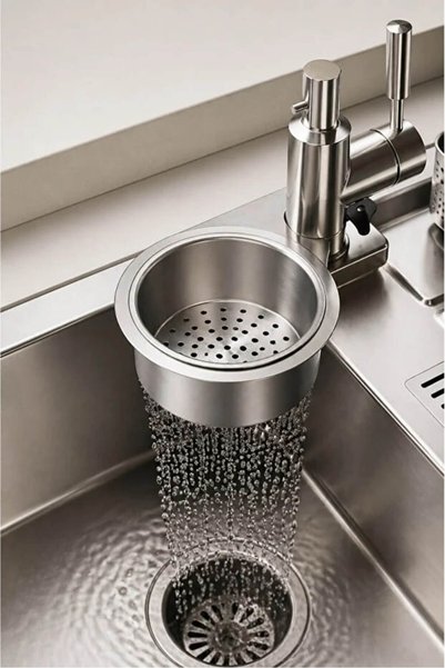 House Bird Swan Design Stainless Steel Sink Strainer Anti-Clogging Drain Filter 1 Piece