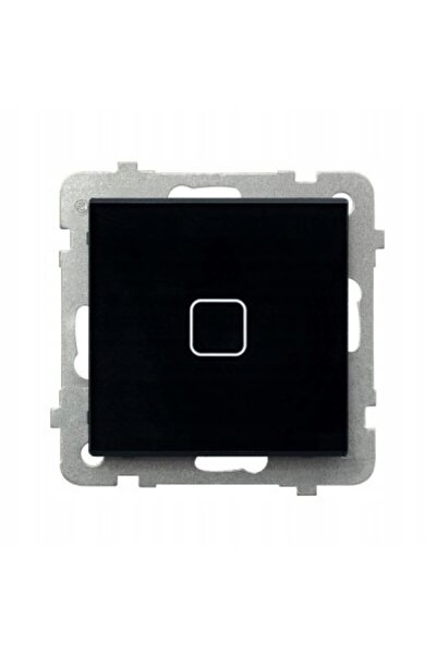 OSPEL Întrerupător tactil unipolar cu iluminare de fundal + Wi-Fi, sticlă nea...