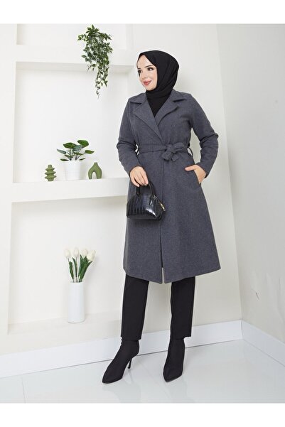 Rema Standard Sleeve with Pocket Detail Without Lining, 110 cm Length, Cashme...