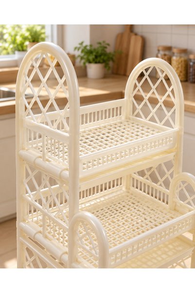 Dove Kitchen Plate Rack with Dish Drying Shelves, Large Capacity Dish Organizer for Plates, Bowls, Cups & Kitchenware