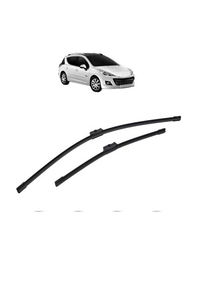 Bosch Σετ 2 Υαλοκαθαριστήρων PEUGEOT 207 SW Estate Van (WK) 2007-2012, για πα...