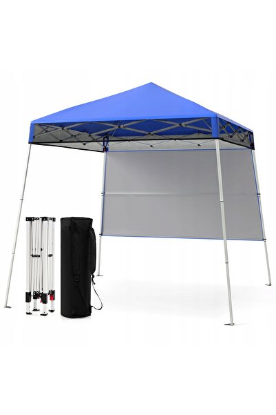COSTWAY Pavilion pliabil Cort de grădină cu geantă de transport 180 x 180 cm