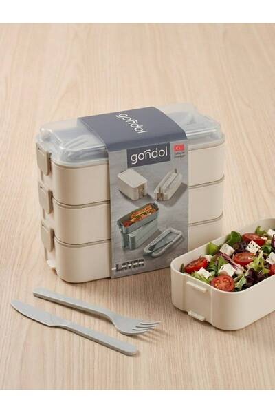 Lunch Box Saklama Kabı Bej