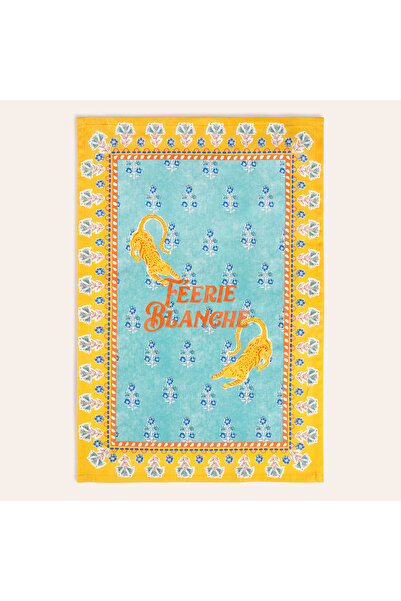 Zsa Zsa Zsu Tria Dijital Baskılı Pamuk Kurulama Bezi 40x60 Cm Sarı