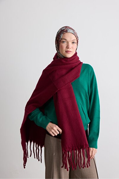 Modakaşmir Puf Twisted Scarf