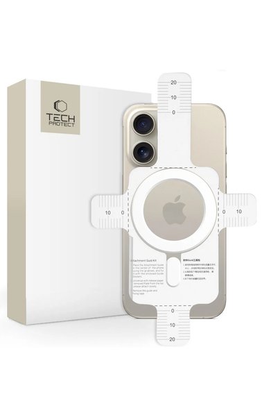 Tech-Protect MagMat MagSafe Μαγνητικός Δακτύλιος Καθολικός Λευκός