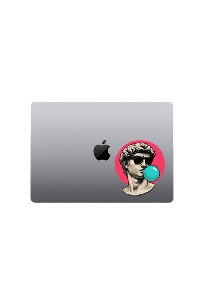 MegaSticker Balon şişiren cool Zeus sticker Araba, Motorsiklet, Kask, Laptop, Cam Sticker 13x11 Cm