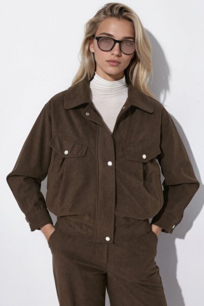 Hiccup Velvet Pocket Detailed Jacket