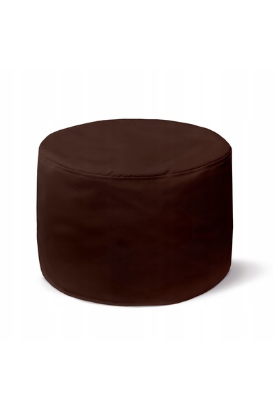 Allbags Taburet rotund maro 35x25cm din PU, cu design minge de fotbal, pentru...