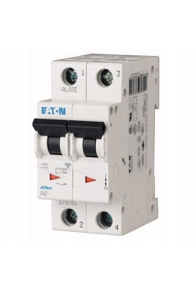 Eaton Disjunctor de circuit în serie bipolar 10kA FAZ-Z2/2