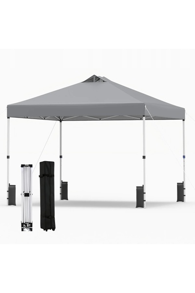 COSTWAY Pavilion de grădină pliabil Cort de grădină 300 x 300 cm