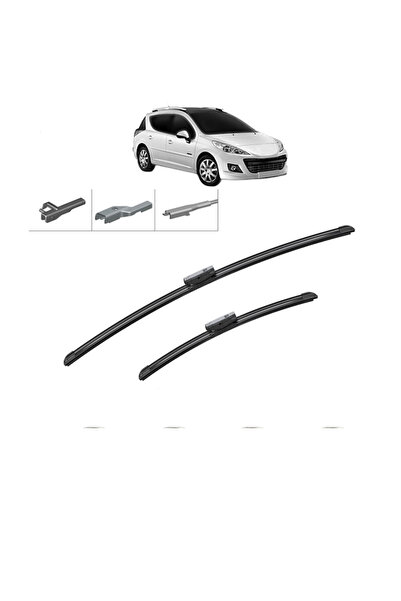 Bosch Set de 2 ștergătoare de parbriz PEUGEOT 207 SW Estate Van (WK) 2007-201...