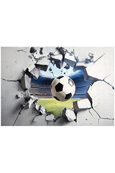 Wallarena Tapet foto pentru copii și tineri, fotbal, tapet sportiv 3D FLIZELI...