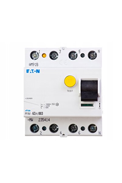 Eaton Disjunctor diferențial cu 4 poli PFIM-63/4/003-MW