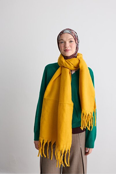 Modakaşmir Puf Twisted Scarf