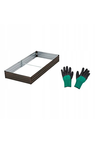 COSTWAY Strat de grădină înălțat Ladă de grădină Ladă pentru legume 240 x 120...