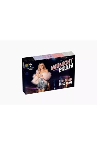 VICTORIA VYNN Set Midnight Spritz 4 oje semipermanente + Top Coat Argintiu St...
