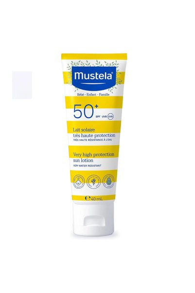 Mustela لوشن واقي من الشمس للوجه بعامل حماية عالٍ جدًا SPF 50 - 40 مل