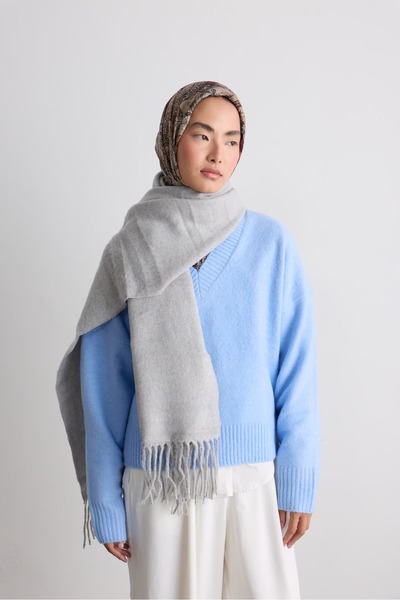 Modakaşmir Classic Tassel Scarf