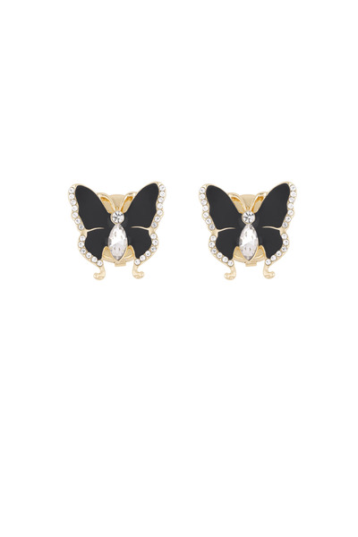 Aleda Accesorii decorative pentru nasturi cu design fluture negru