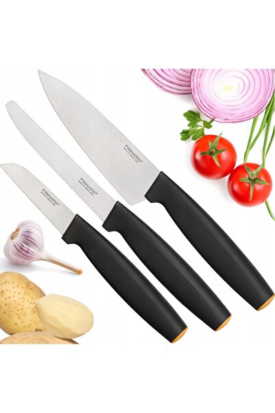 FiSKARS Set de 3 cuțite de bucătărie pentru răzuit roșii Tomato Chef sharp FF