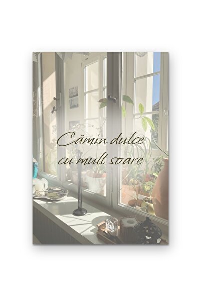 OEM Poster Cardboard 250g A4 Sweet home with lots of sunshine, Motivational w...