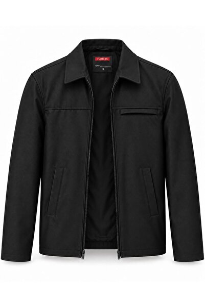 CLASSİCS MEN Furtex Men's Standard Fit Seasonal Jacket with Pockets 7771