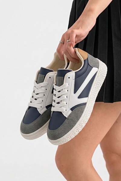 AlbiShoes Unisex Rahat Taban Kadın Erkek Sneaker Bağcıklı Günlük Okul Yürüyüş Sneaker Spor Ayakkabı