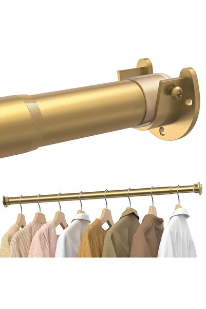 Generic Brand Bară extensibilă pentru dulap 43-135cm, Robustă, Auriu