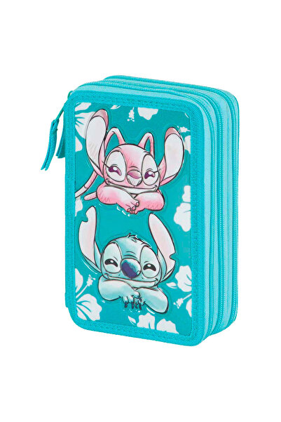 Karactermania Penar triplu STITCH și ANGEL DISNEY cu accesorii