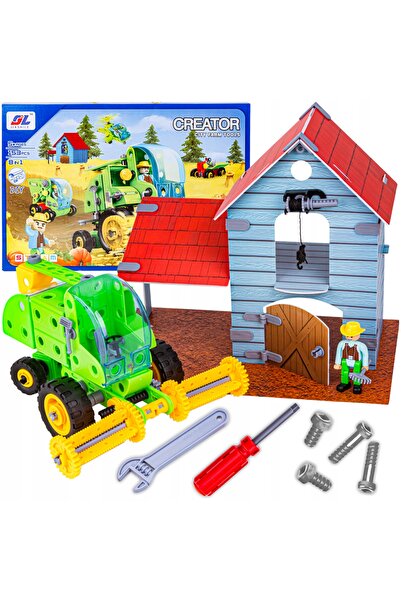 DK MEGA CREATIVE Blocuri de construcție pentru asamblarea COMBINĂRII AGRICOLE...