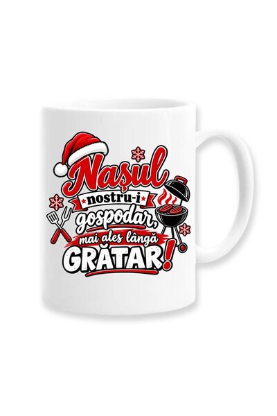 OEM Cană cu mesaj: „Nașul nostru părinte este un gazdă bun, în special lângă ...