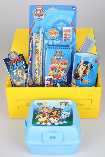 PAW PATROL Dekomus Special Boxed Licensed Lunch Box and 14-Piece Stationery Set