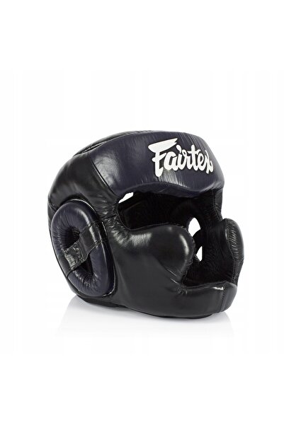 Fairtex Cască de box HG13 Negru/Albastru L
