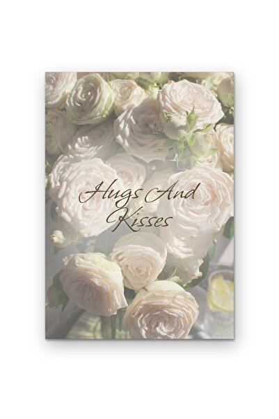 OEM Poster Cardboard 250g A4 Hugs and Kisses, Motivational Message, Wall Deco...